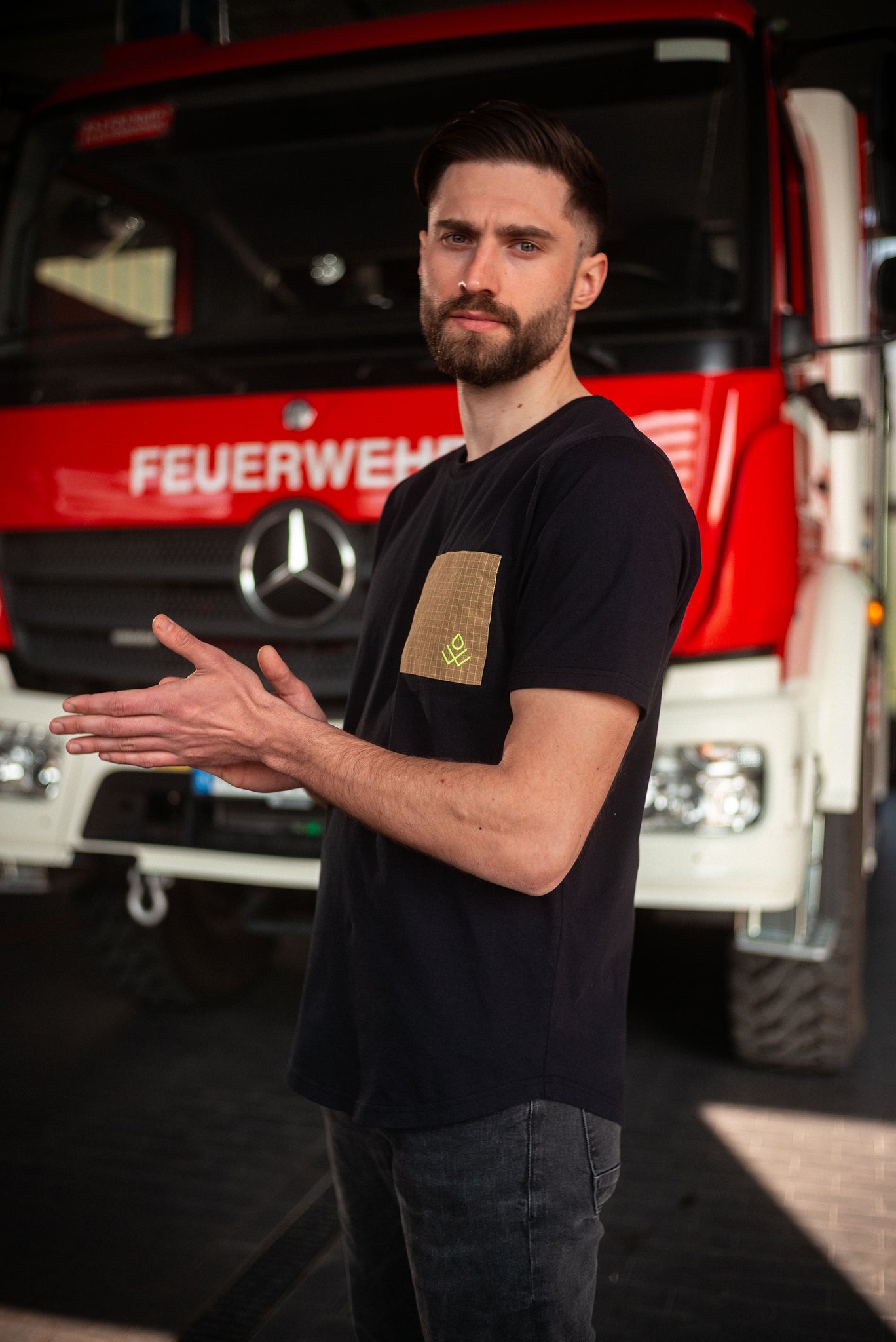T-Shirt Löschmeister - Männer